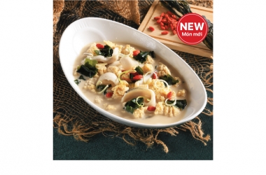 AMUR FISH WITH SEAWEED SOUP